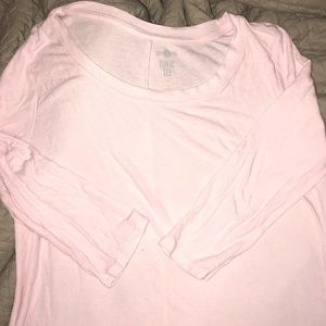 Tunic tee light pink
